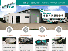 Tablet Screenshot of fsd-wismar.de